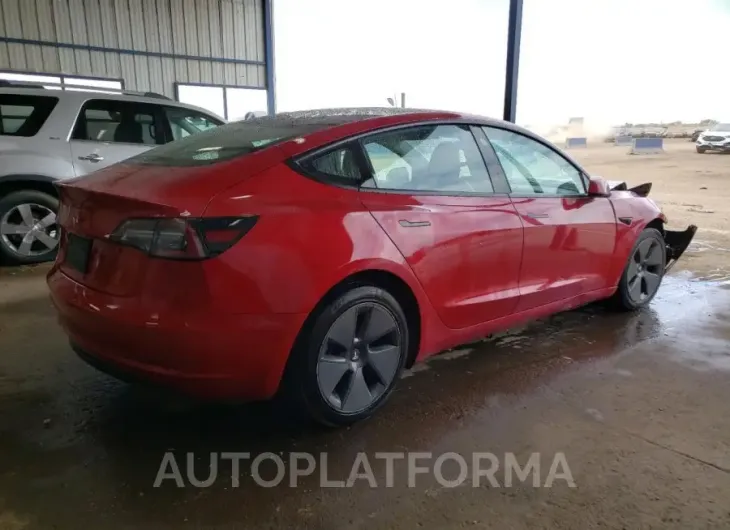 TESLA MODEL 3 2022 vin 5YJ3E1EA3NF287123 from auto auction Copart