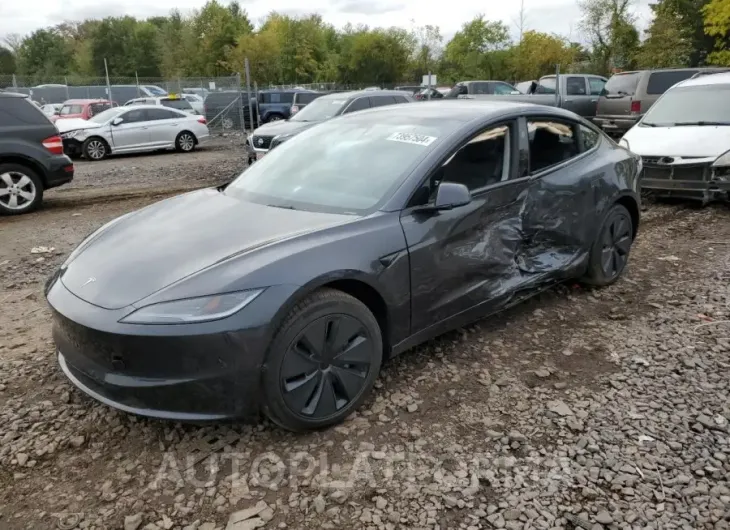 TESLA MODEL 3 2024 vin 5YJ3E1EA4RF834504 from auto auction Copart