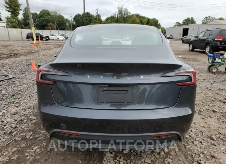 TESLA MODEL 3 2024 vin 5YJ3E1EA4RF834504 from auto auction Copart