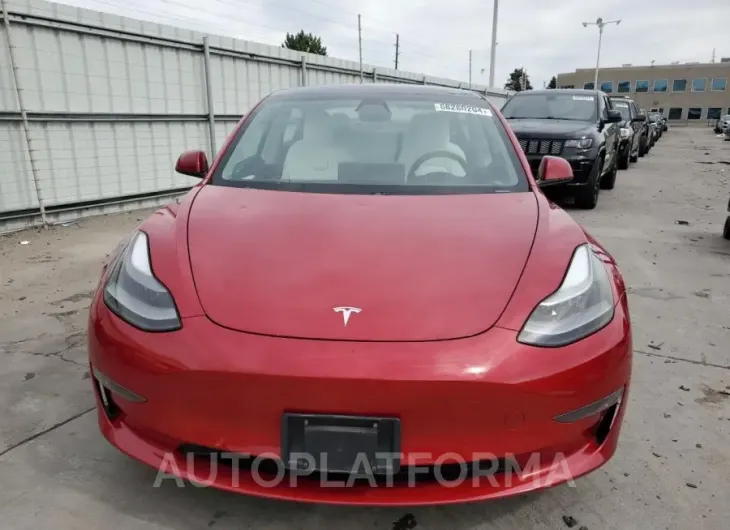 TESLA MODEL 3 2021 vin 5YJ3E1ECXMF036275 from auto auction Copart