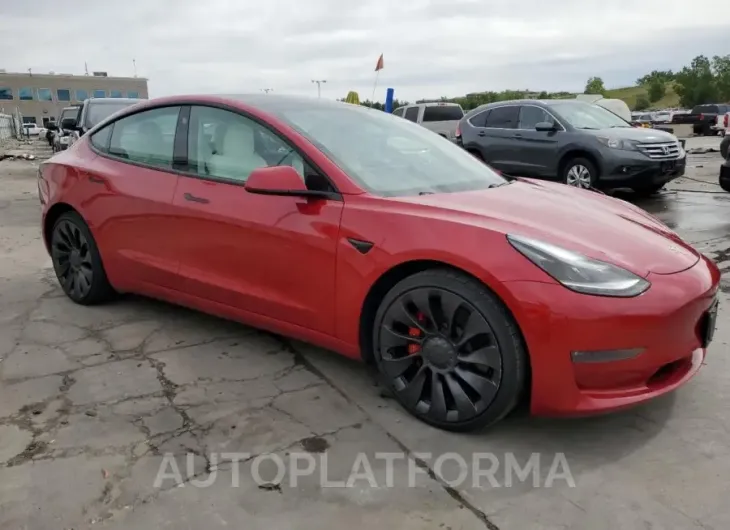 TESLA MODEL 3 2021 vin 5YJ3E1ECXMF036275 from auto auction Copart