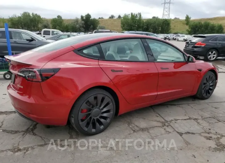 TESLA MODEL 3 2021 vin 5YJ3E1ECXMF036275 from auto auction Copart