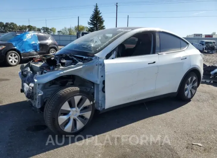 TESLA MODEL Y 2021 vin 5YJYGDEE2MF083240 from auto auction Copart