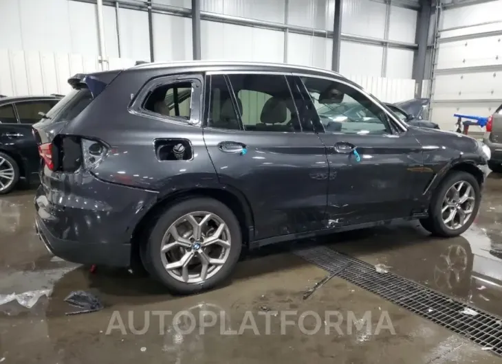 BMW X3 XDRIVE3 2021 vin 5UXTY5C00M9G70312 from auto auction Copart