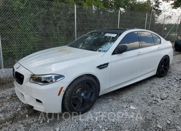 BMW M5 2015 vin WBSFV9C5XFD595229 from auto auction Copart