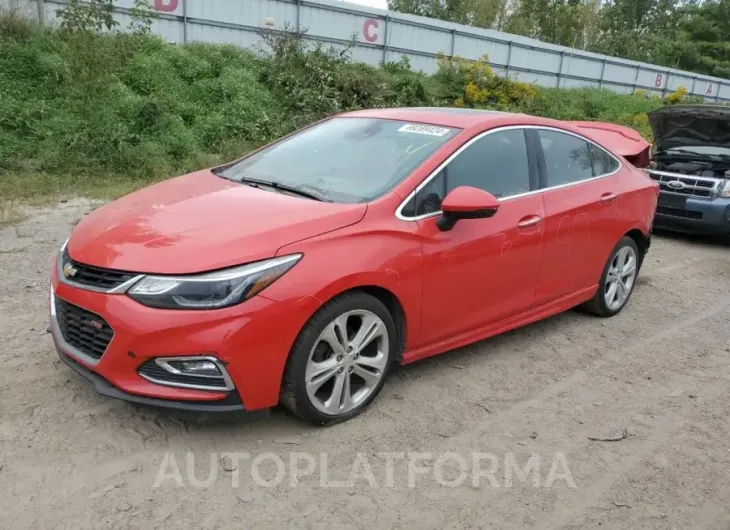 CHEVROLET CRUZE PREM 2016 vin 1G1BG5SMXG7324200 from auto auction Copart