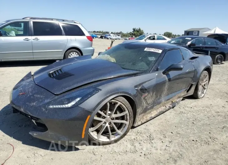 CHEVROLET CORVETTE G 2018 vin 1G1YW2D70J5101783 from auto auction Copart