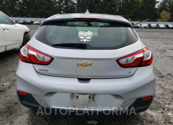 CHEVROLET CRUZE LT 2018 vin 3G1BE6SM6JS635885 from auto auction Copart