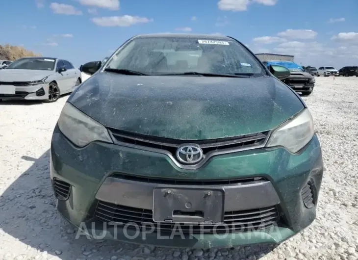 TOYOTA COROLLA EC 2015 vin 2T1BPRHE2FC315390 from auto auction Copart