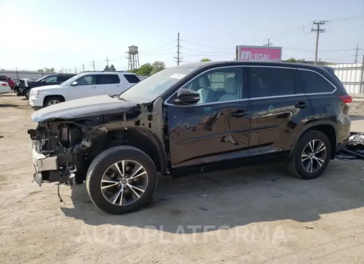 TOYOTA HIGHLANDER 2018 vin 5TDBZRFH6JS897405 from auto auction Copart