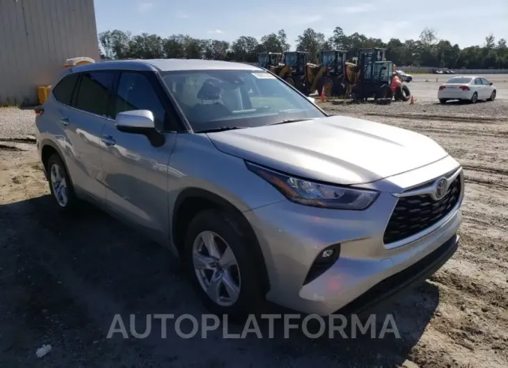 TOYOTA HIGHLANDER 2020 vin 5TDZZRAH4LS501349 from auto auction Copart