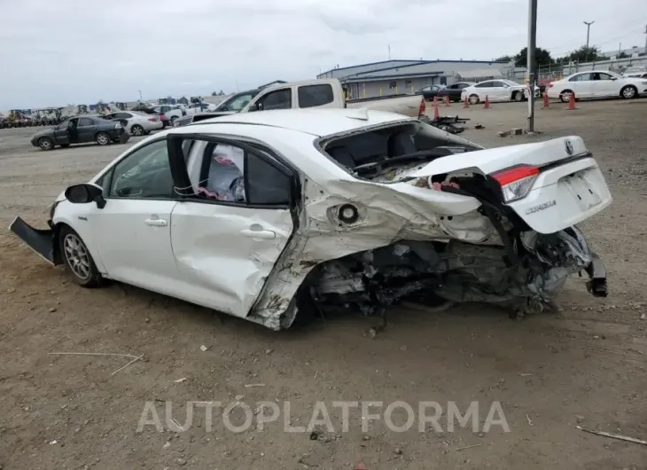 TOYOTA COROLLA LE 2021 vin JTDEAMDE3MJ013213 from auto auction Copart