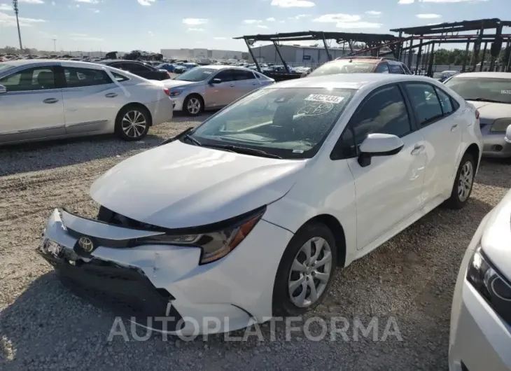 TOYOTA COROLLA LE 2021 vin JTDEPMAE7MJ166437 from auto auction Copart