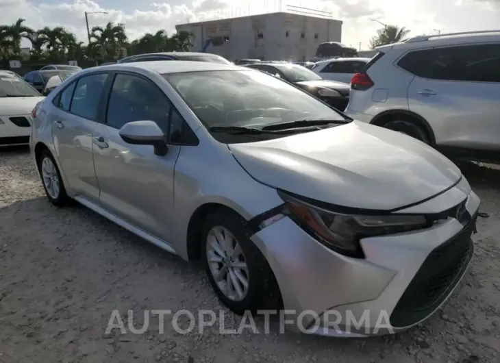 TOYOTA COROLLA LE 2021 vin JTDVPMAE8MJ146102 from auto auction Copart