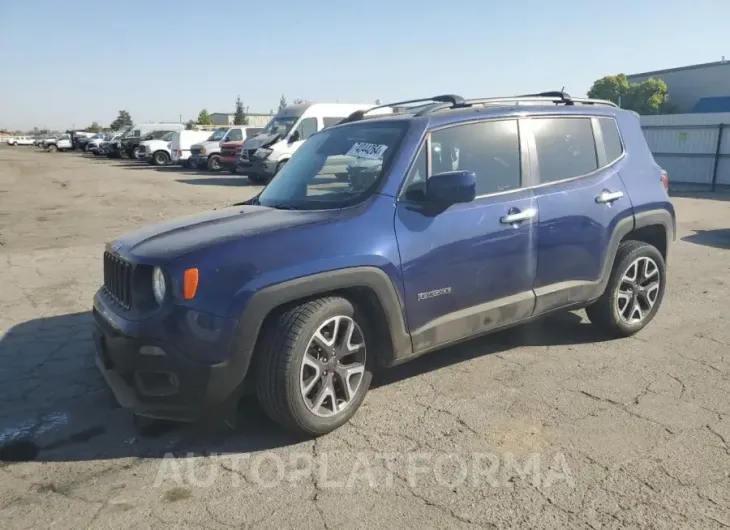 JEEP RENEGADE L 2016 vin ZACCJABT3GPE26423 from auto auction Copart