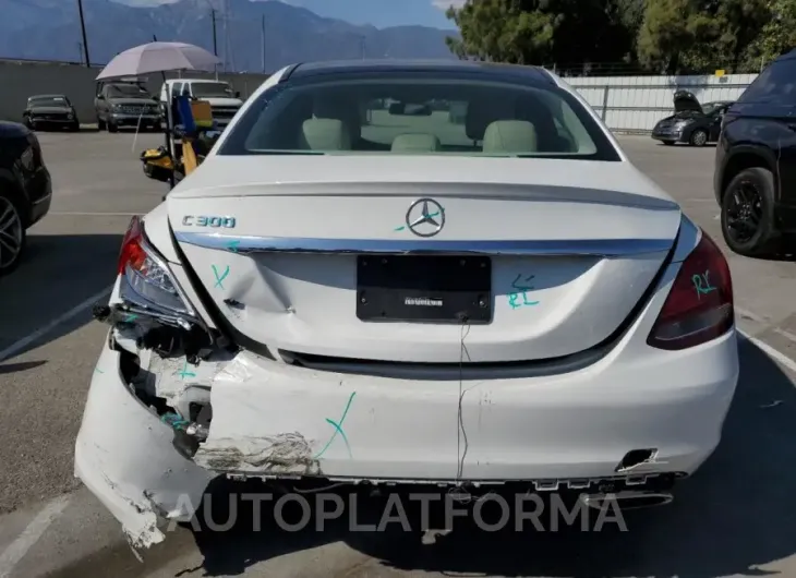 MERCEDES-BENZ C 300 2018 vin WDDWF4JB6JR405556 from auto auction Copart