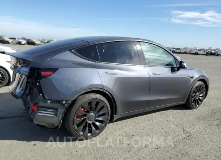 TESLA MODEL Y 2022 vin 7SAYGDEF3NF405851 from auto auction Copart