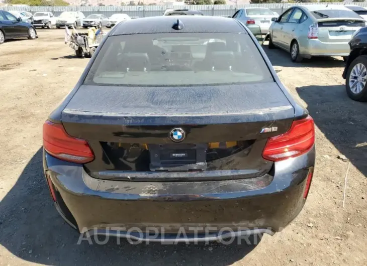 BMW M2 2018 vin WBS1J5C54JVD35851 from auto auction Copart