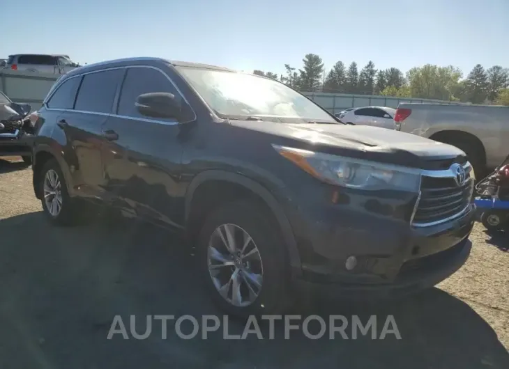 TOYOTA HIGHLANDER 2015 vin 5TDJKRFH6FS178078 from auto auction Copart