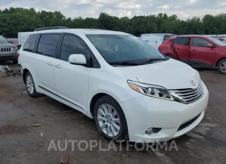 TOYOTA SIENNA XLE 2016 vin 5TDYK3DC9GS695489 from auto auction Copart