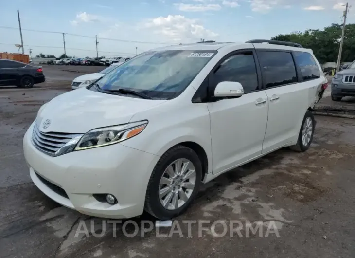 TOYOTA SIENNA XLE 2016 vin 5TDYK3DC9GS695489 from auto auction Copart