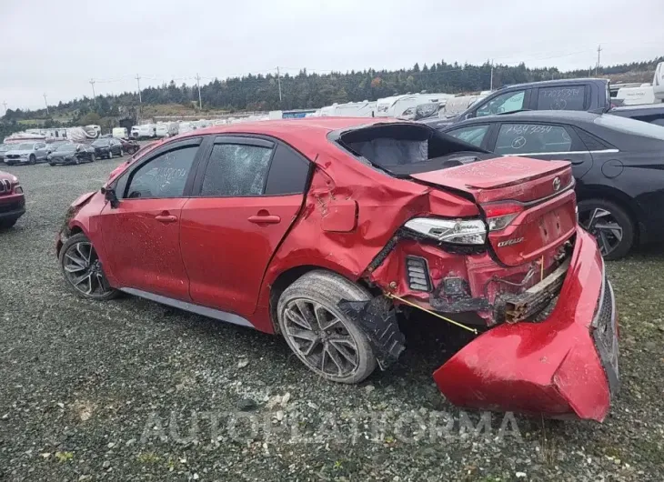 TOYOTA COROLLA SE 2020 vin 5YFB4RBEXLP011401 from auto auction Copart