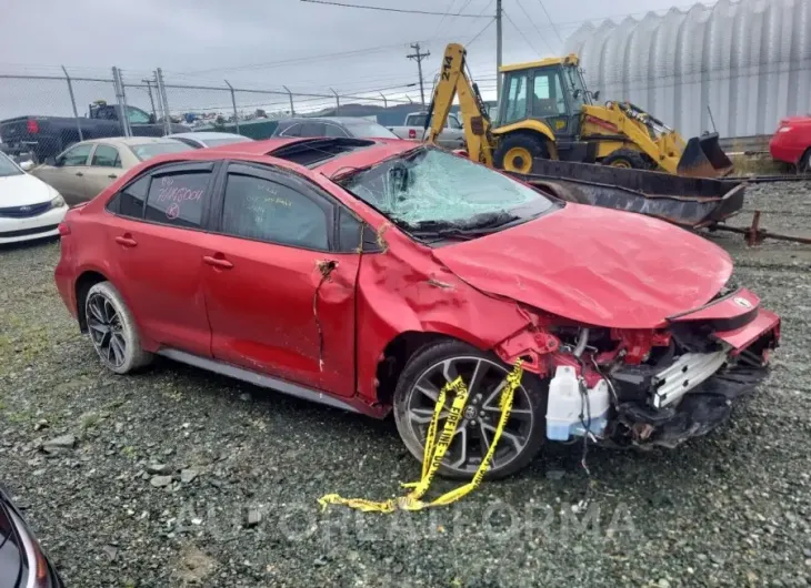 TOYOTA COROLLA SE 2020 vin 5YFB4RBEXLP011401 from auto auction Copart