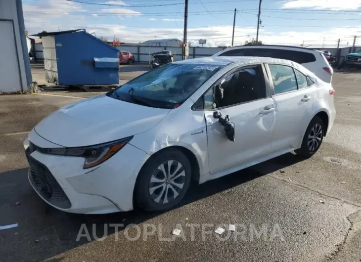 TOYOTA COROLLA LE 2020 vin JTDEBRBE7LJ004736 from auto auction Copart