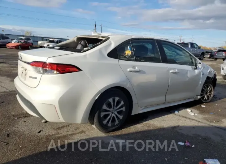 TOYOTA COROLLA LE 2020 vin JTDEBRBE7LJ004736 from auto auction Copart