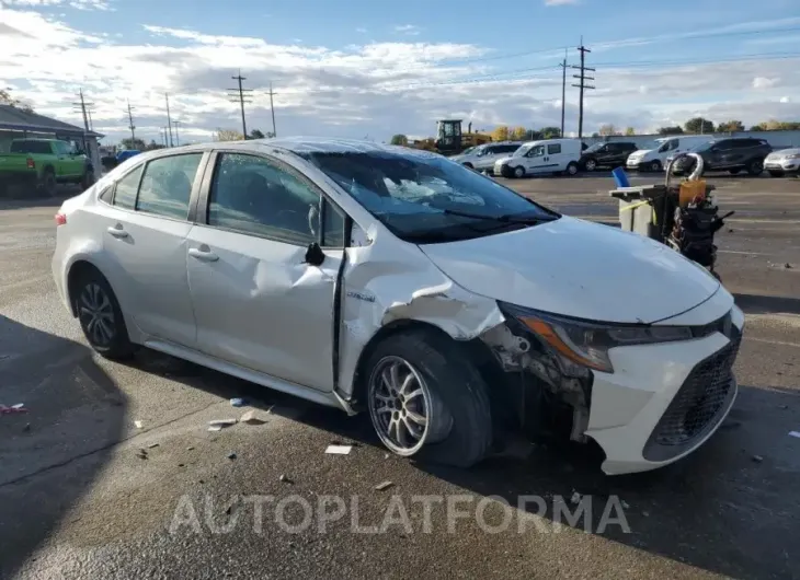 TOYOTA COROLLA LE 2020 vin JTDEBRBE7LJ004736 from auto auction Copart