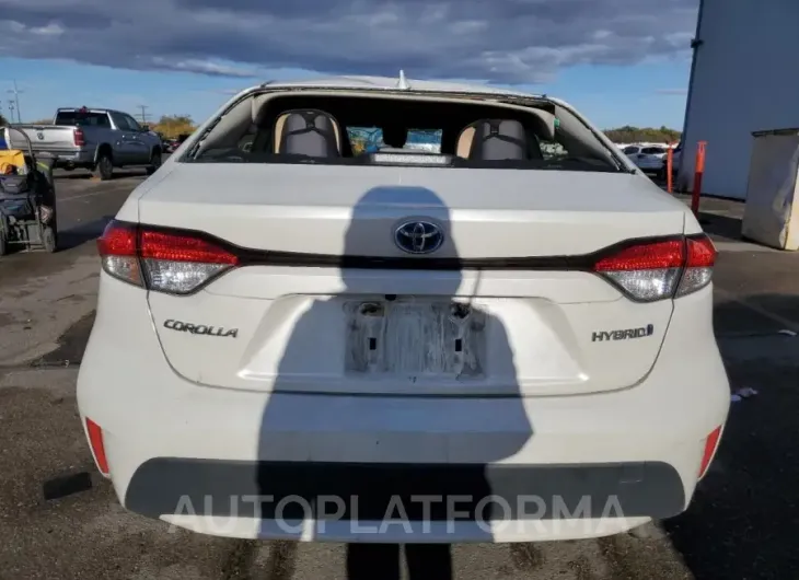 TOYOTA COROLLA LE 2020 vin JTDEBRBE7LJ004736 from auto auction Copart