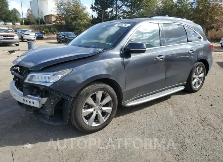 ACURA MDX ADVANC 2016 vin 5FRYD4H95GB008221 from auto auction Copart