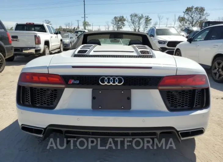 AUDI R8 SPYDER 2018 vin WUAVACFX1J7900121 from auto auction Copart