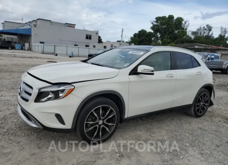 MERCEDES-BENZ GLA 250 2016 vin WDCTG4EB1GJ262120 from auto auction Copart