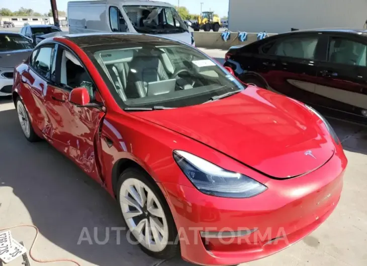 TESLA MODEL 3 2022 vin 5YJ3E1EA7NF186831 from auto auction Copart