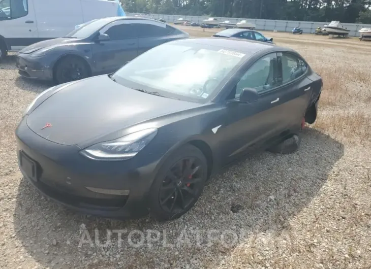 TESLA MODEL 3 2018 vin 5YJ3E1EB1JF055106 from auto auction Copart