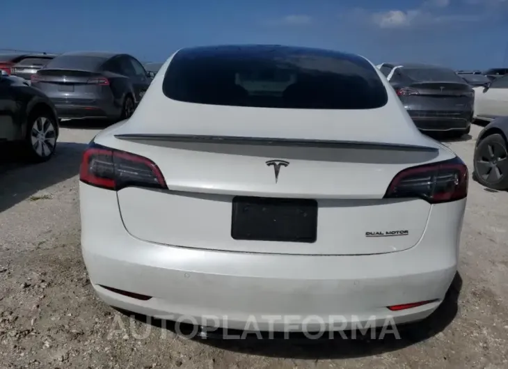 TESLA MODEL 3 2022 vin 5YJ3E1EC8NF276376 from auto auction Copart