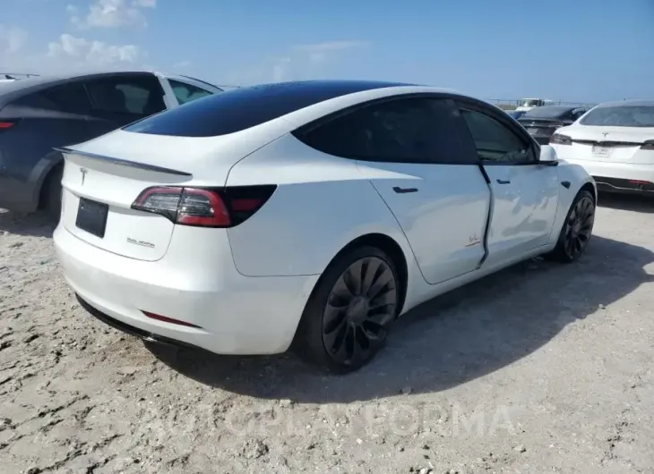 TESLA MODEL 3 2022 vin 5YJ3E1EC8NF276376 from auto auction Copart