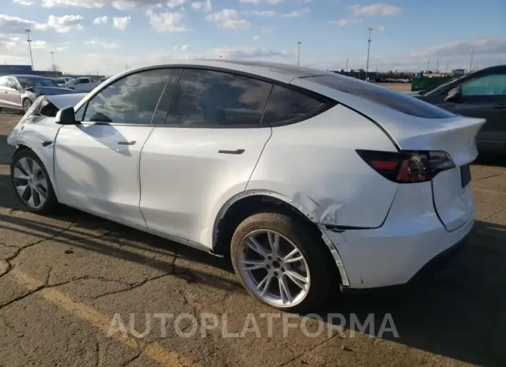 TESLA MODEL Y 2022 vin 7SAYGDEE1NF481320 from auto auction Copart