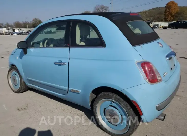 FIAT 500 LOUNGE 2015 vin 3C3CFFER6FT702068 from auto auction Copart