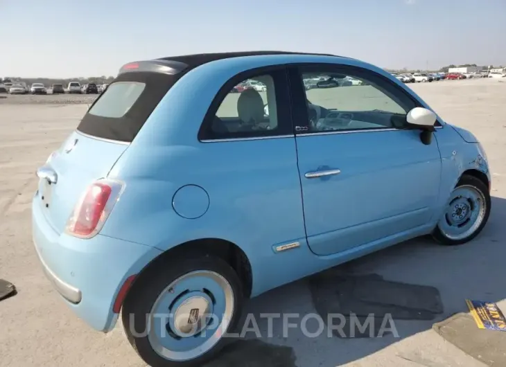 FIAT 500 LOUNGE 2015 vin 3C3CFFER6FT702068 from auto auction Copart