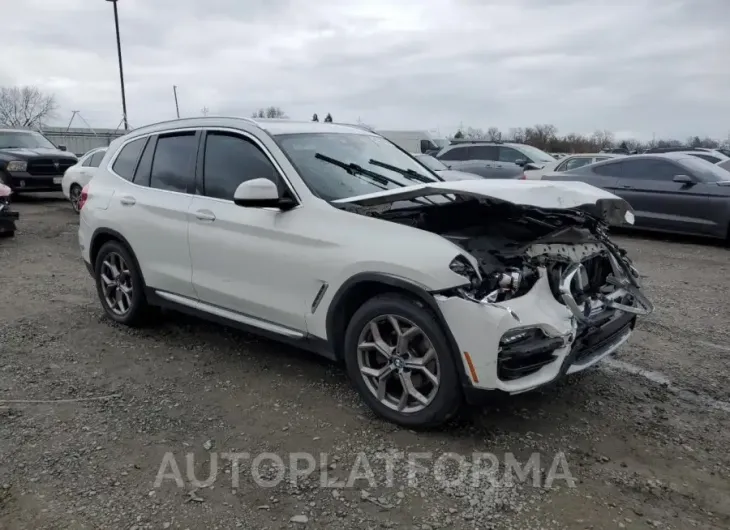 BMW X3 XDRIVE3 2021 vin 5UXTS1C06M9E83229 from auto auction Copart