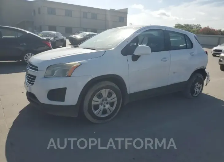 CHEVROLET TRAX LS 2016 vin 3GNCJKSB5GL234630 from auto auction Copart