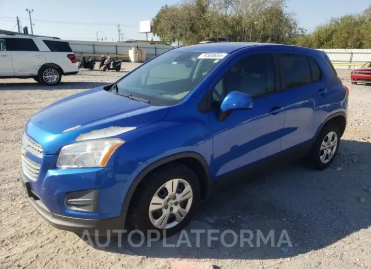 CHEVROLET TRAX LS 2016 vin KL7CJKSB5GB750235 from auto auction Copart