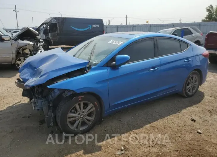 HYUNDAI elantra se 2018 vin 5NPD84LF2JH220245 from auto auction Copart