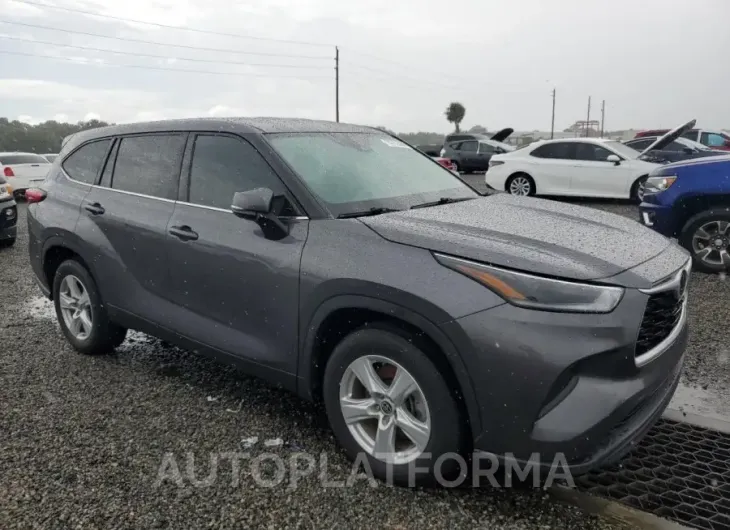 TOYOTA HIGHLANDER 2021 vin 5TDCZRAH2MS536298 from auto auction Copart