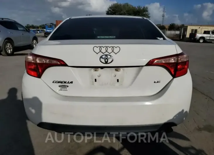 TOYOTA COROLLA L 2018 vin 5YFBURHE6JP750964 from auto auction Copart