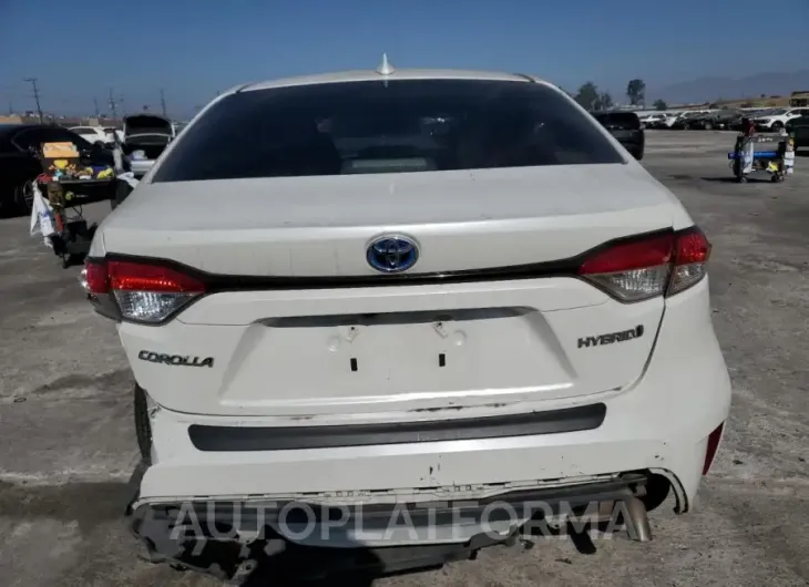 TOYOTA COROLLA LE 2020 vin JTDEBRBE1LJ018390 from auto auction Copart