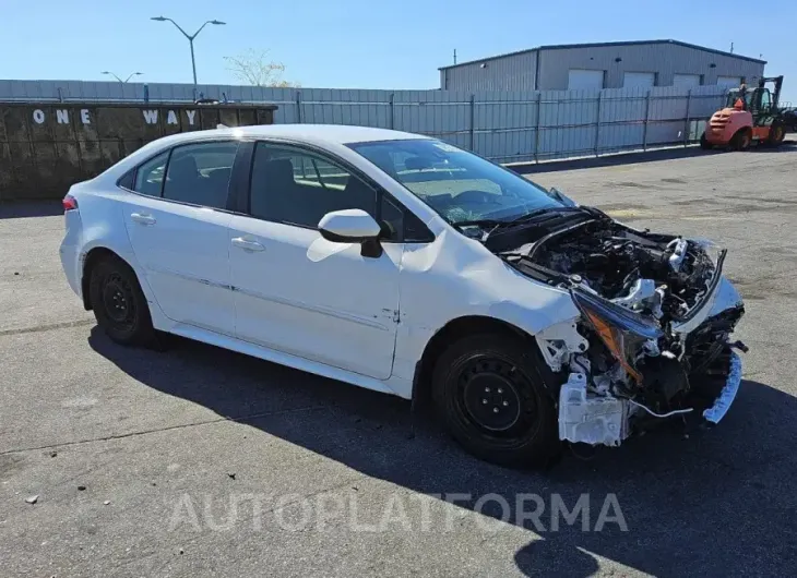 TOYOTA COROLLA LE 2021 vin JTDEPMAE3MJ120071 from auto auction Copart