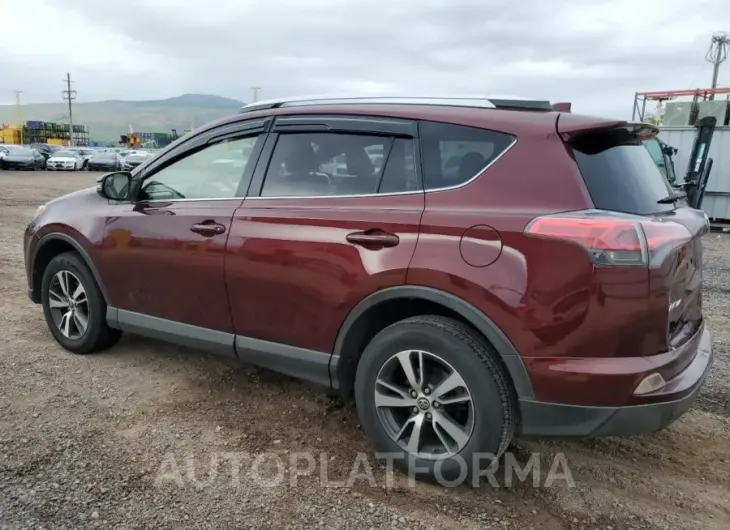 TOYOTA RAV4 XLE 2016 vin JTMWFREV3GD091561 from auto auction Copart